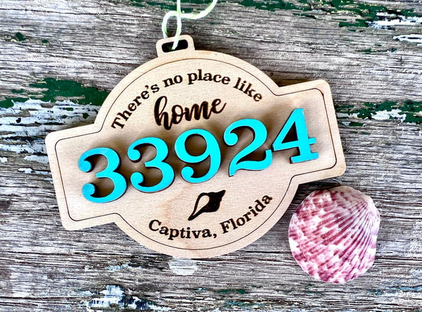 Sanibel/Captiva Zipcode ornaments