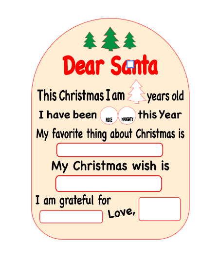 Dear Santa Letter Board